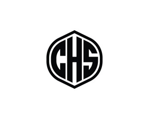 CHS logo design vector template. CHS