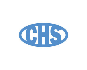 CHS logo design vector template. CHS