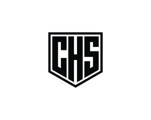 CHS logo design vector template. CHS