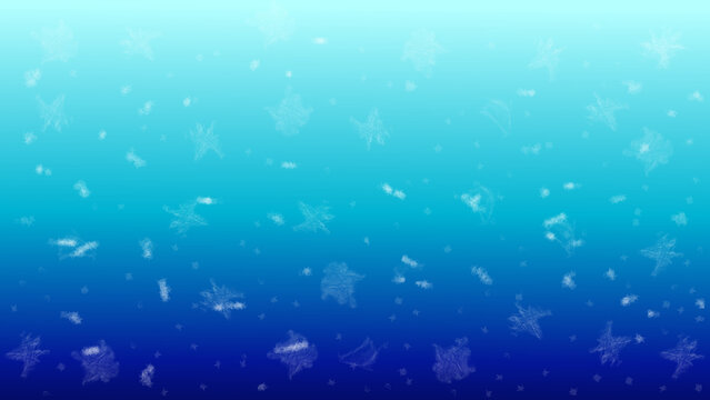 Icy Snow Blizzard Snowflake 4K Backdrop Wallpaper Holiday Background