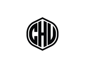 CHU Logo design vector template. CHU