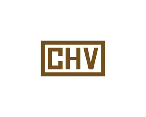 CHV logo design vector template. CHV