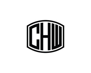 CHW logo design vector template. CHW