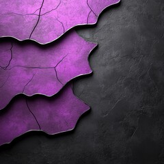 Purple and black image with a purple background and a purple