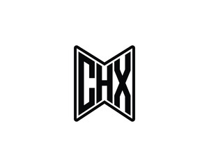 CHX logo design vector template. CHX