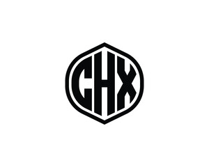 CHX logo design vector template. CHX