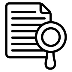 Case study Line Icon