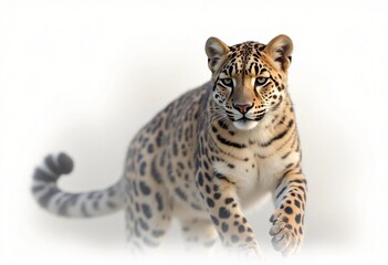 Obraz premium Majestic Leopard Cat Wildlife Nature Animal Portrait Big Cat Wild Animal Beautiful Spotted Fur