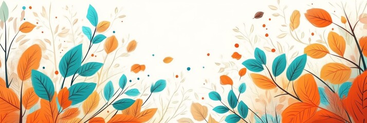 Vibrant Autumn Leaves Creating a Stunning Background