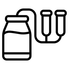 Dairy equipment Line Icon