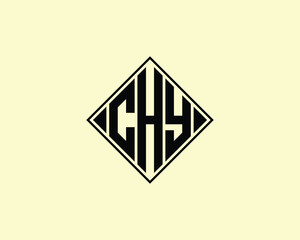 CHY Logo design vector template. CHY