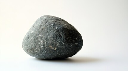 A Large and Heavy Stone Sitting in a Rugged Outdoor Environment, Emphasizing Its Immense Weight and Solid Presence