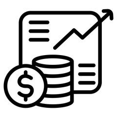 Finance Line Icon