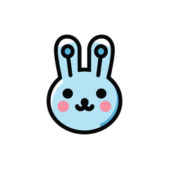 cute cartoon of a cute kawaii bear. vector.