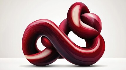 Obraz premium A silver 3d rendered treble clef, shaped like a snake, links musical notes in a chain of sound, symbolizing melody and design