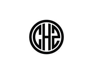CHZ logo design vector template. CHZ