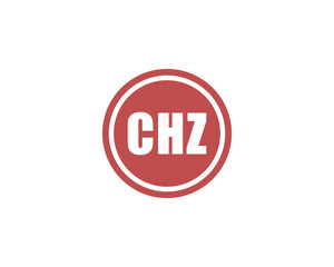 CHZ logo design vector template. CHZ