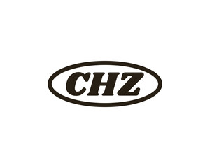 CHZ logo design vector template. CHZ