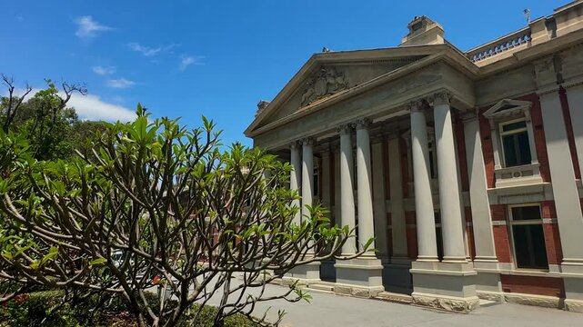 Supreme Court Western Australia legal court building columns wide bushes Perth