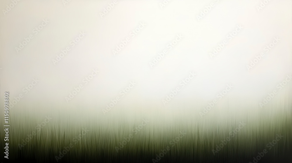 Poster a minimalist abstract image featuring soft gradients transitioning from dark green to light beige.