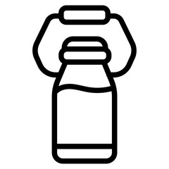Milk churn Line Icon
