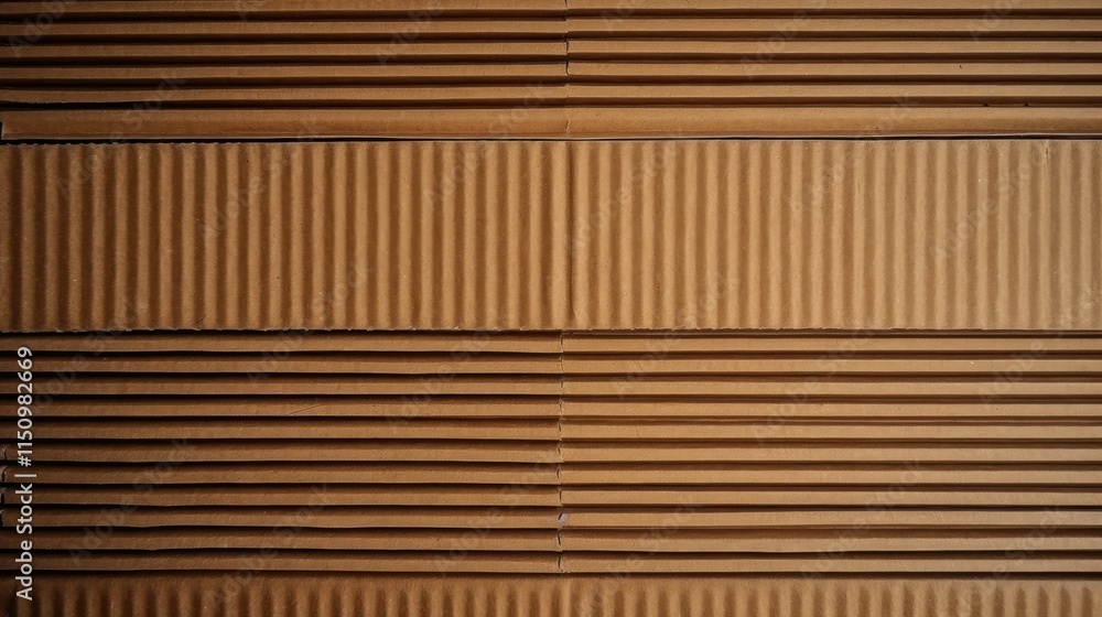Poster corrugated cardboard sheets layered texture background