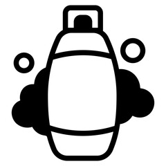 Shampoo bottle Glyph Icon