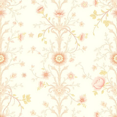 seamless pattern with flowers