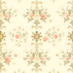 seamless pattern with flowers