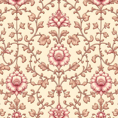 seamless pattern with flowers
