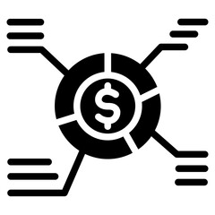 Asset management Solid Icon