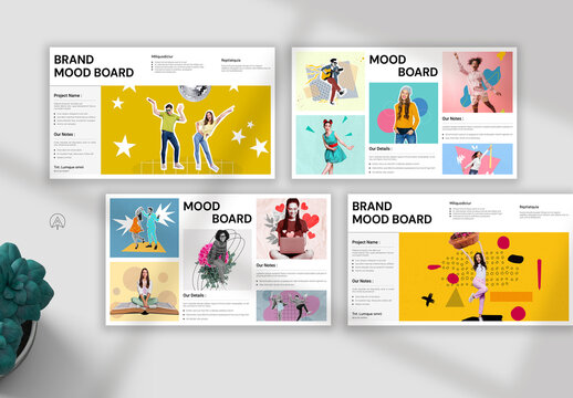 Brand Mood Board Layout