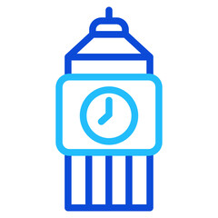 Big Ben Duoline Icon