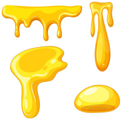 Golden Honey Drips and Drops