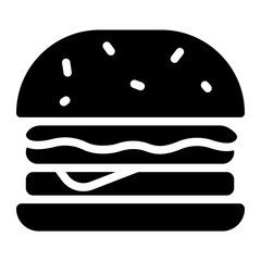 Burger Solid Icon