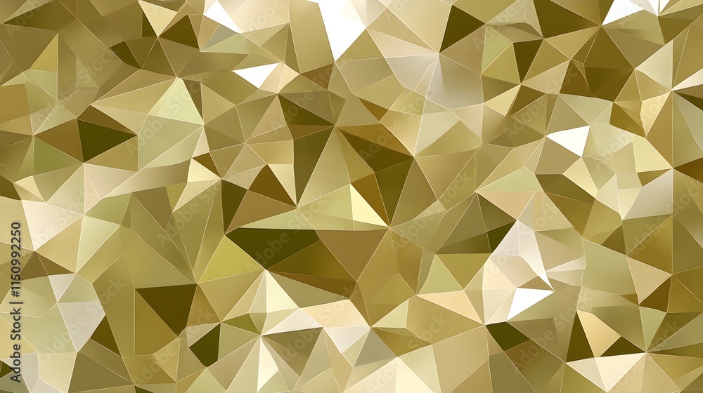 Poster dynamic golden geometric pattern abstract art digital design modern aesthetic close-up view visual h