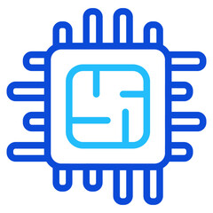 Distributed computing Duoline Icon