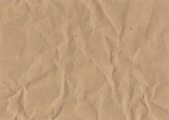brown paper crumple texture background 