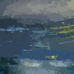 Oil paintings and various flowers, cats, dogs, butterflies, chrysanthemums, fish, owls, birds, are...