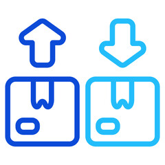Import export Duoline Icon
