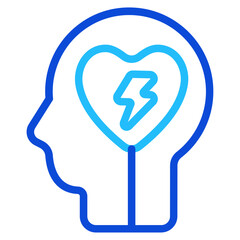 Mental health Duoline Icon