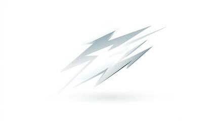 Abstract lightning bolt design.
