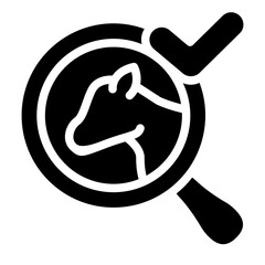 Milk quality control Solid Icon