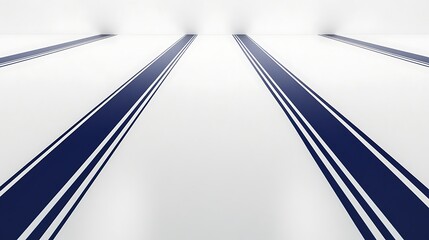 Obraz premium Abstract image of parallel lines converging at a vanishing point.