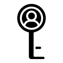 Private key Solid Icon