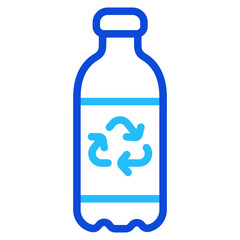 Recycled plastic Duoline Icon