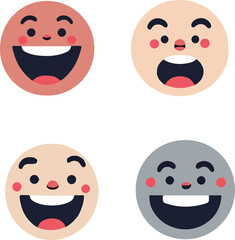 Cheerful Emoji Faces