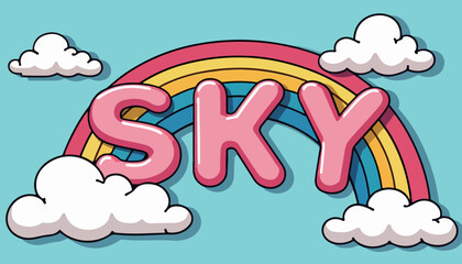 Colorful Sky Illustration