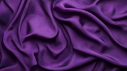 Obraz premium Rich purple fabric with luxurious folds and drapes.
