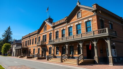 Fort Steele Facade, British Columbia, Canada - Stunning Architectural Photography